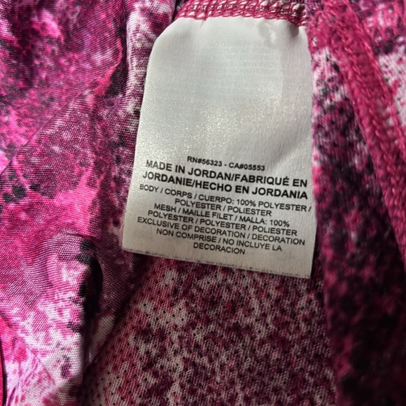 Nike Dri-Fit Thin Strap Y-back athletic tank, Swoosh reflective logo,pattern - Picture 6 of 8